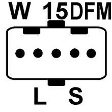 Δυναμό 24V 80A W-L-15-S-DFM -NLP