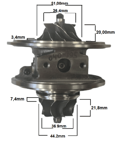 Turbo Cartridge (αντικατάσταση IHI)-CNJ