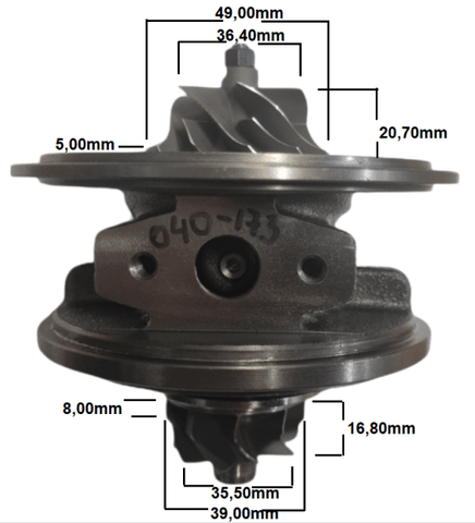 Turbo Cartridge (αντικατάσταση IHI)-CNJ