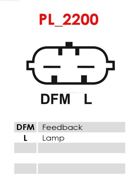 Δυναμό 12V/120A (DFM L) -PLA