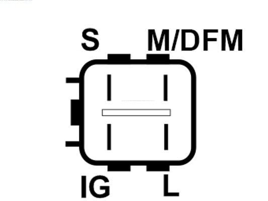 Δυναμό 12V 150A (L-IG-S-DFM) -PLA