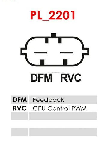 Δυναμό 12V/100A (DFM RVC) -NLR