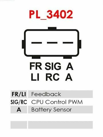 Δυναμό 12V/105A (FR/LI SIG/RC A) -NLP18