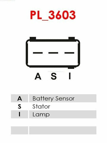 Δυναμό 12V/130A (A S I) -NLR