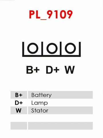 Δυναμό 12V/120A (B+ D+ W) -NLP