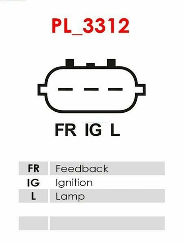 Δυναμό 12V/105A (FR IG L) -NLP