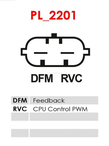 Δυναμό 12V/140A (DFM RVC) -PLA