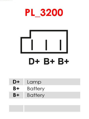 Δυναμό καινούριο Ανακατασκευής 12V/65A (D+ B+ B+) -DEST