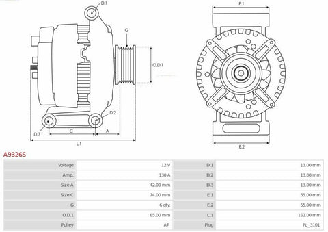 Δυναμό καινούργιο (Ford-CN) -PLA