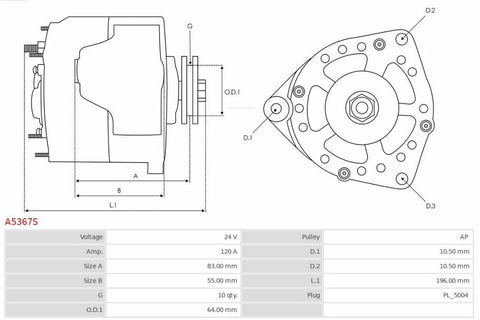 Δυναμό καινούργιο (Mitsubishi-CN) -PLA