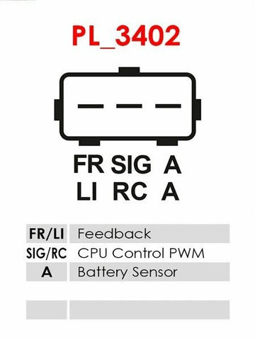 Δυναμό 12V/105A (FR/LI SIG/RC A) -NLP