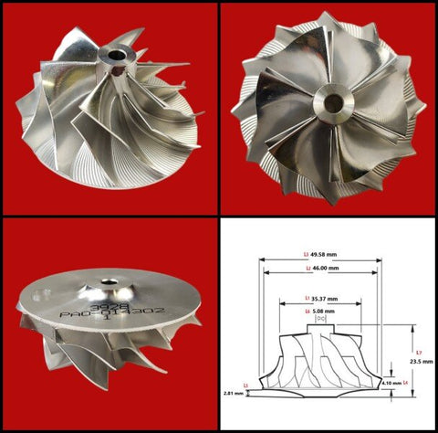 Τουρμπίνα Ανακατασκευασμένο BiTD Υβριδικό turbo (Μεγάλο+μικρό KKK) - NERING