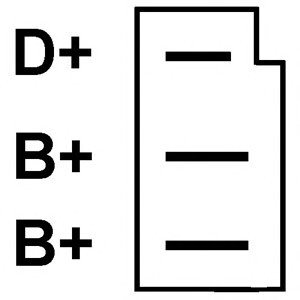 Δυναμό καινούριο Ανακατασκευής 12V /65A (Bosch-R)-NLP