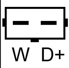 Δυναμό  14V / 120A (D+-W)  -NLR