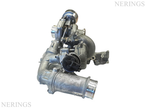 Τουρμπίνα ΝΕΑ (BorgWarner-OEM)(με σετ σωλήνα ανακυκλοφορίας και φλάντζα)-DEBW