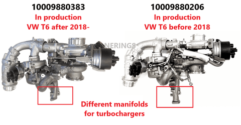 Τουρμπίνα ΝΕΑ (BorgWarner-OEM)(με σετ σωλήνα ανακυκλοφορίας και φλάντζα)-DEBW