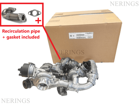 Τουρμπίνα ΝΕΑ (BorgWarner-OEM)(με σετ σωλήνα ανακυκλοφορίας και φλάντζα)-DEBW