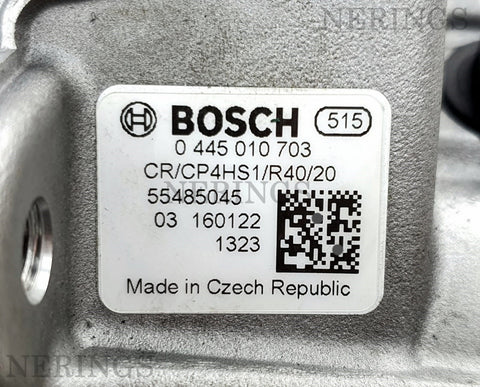 Γνήσια Καινούργια Αντλία Πετρελαίου 0445010703 Bosch-OEM