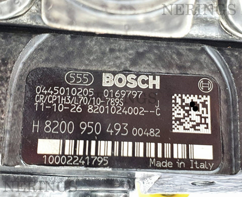 Γνήσια Καινούργια Αντλία Πετρελαίου 0445010205 Bosch-OEM T