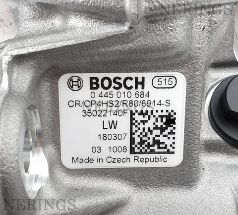 Γνήσια Καινούργια Αντλία Πετρελαίου 0445010637 Bosch-OEM