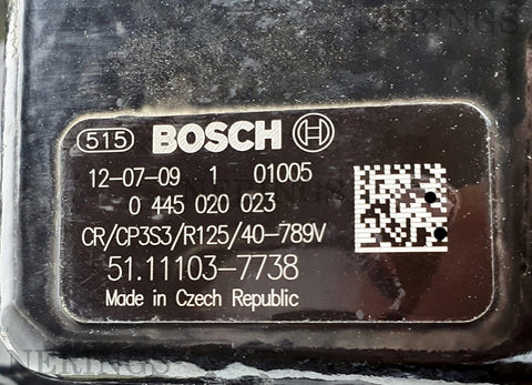 Γνήσια Καινούργια Αντλία Πετρελαίου 0445020023 Bosch-OEM